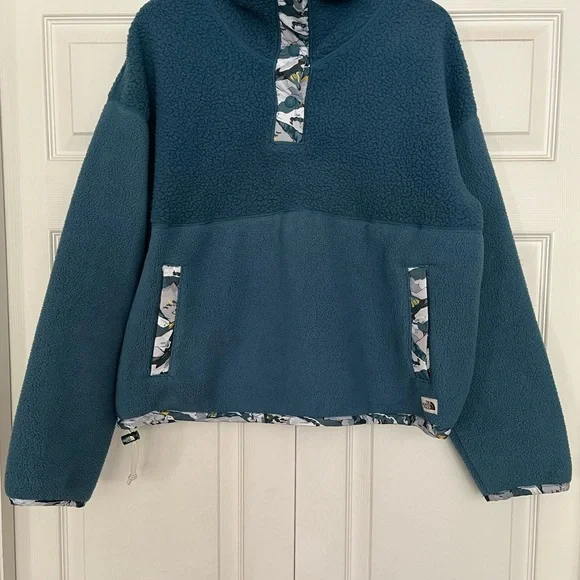 {The North Face} Liberty Cragmont Pullover Fleece in Teal - Women's Large - Picture 4 of 15